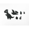Set de stickers pour enfants Dinosaures 6 pièces