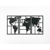 Tableau en plusieurs parties Carte du monde murale