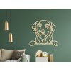 Tableau mural en bois Labrador
