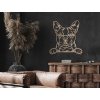Tableau en bois Bouledogue français