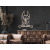 Tableau en bois mural Dobermann