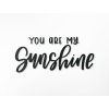Inscription murale You are my sunshine