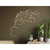 Décoration murale en bois Visage Arbre dans le vent
