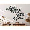Décoration en bois Oiseaux sur des branches