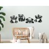 Sticker en plusieurs parties pour chambre d’enfant Pandas