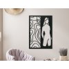 Tableau en bois mural Silhouette de femme