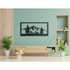 Drevený obraz Jelene pod horou (Dimensions du tableau 43 x 89 cm, Couleur du tableau Anthracite)