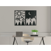 Viacdielny obraz Deň a Noc (Dimensions du tableau 61,5 x 89 cm, Couleur du tableau Anthracite)