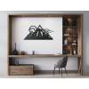 Vyrezávaný obraz Východ Slnka (Dimensions du tableau 43,5 x 89 cm, Couleur du tableau Anthracite)