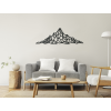Polygonálny obraz na stenu Panoráma Hôr (Dimensions du tableau 30 x 89 cm, Couleur du tableau Anthracite)