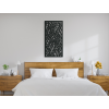 Obraz z dreva Listy (Dimensions du tableau 89 x 44,5 cm, Couleur du tableau Anthracite)