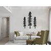 Dekorácia na stenu Tri stromy (Dimensions du tableau 89 x 71 cm, Couleur du tableau Anthracite)