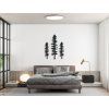Dekorácia na stenu Tri stromy (Dimensions du tableau 89 x 71 cm, Couleur du tableau Anthracite)