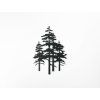 Dekorácia na stenu Stromy (Dimensions du tableau 89 x 62,5 cm, Couleur du tableau Anthracite)