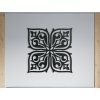 Drevená mandala na stenu Radosť (Dimensions du tableau 65 x 65 cm, Couleur du tableau Anthracite)