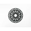Kruhová mandala na stenu Jednota (Dimensions du tableau 89 x 89 cm, Couleur du tableau Anthracite)