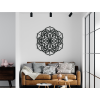 Geometrická mandala na stenu (Dimensions du tableau 89 x 79 cm, Couleur du tableau Anthracite)