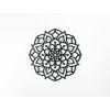 Drevená mandala na stenu Rozkvit (Dimensions du tableau 89 x 89 cm, Couleur du tableau Anthracite)