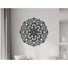 Drevená mandala na stenu Rozkvit (Dimensions du tableau 89 x 89 cm, Couleur du tableau Anthracite)