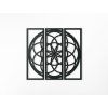 Rodinná mandala na stenu (Dimensions du tableau 89 x 96 cm, Couleur du tableau Anthracite)
