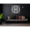 Rodinná mandala na stenu (Dimensions du tableau 89 x 96 cm, Couleur du tableau Anthracite)