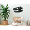 Detská nálepka na stenu Hlava dinosaura (Dimensions du tableau 40,5 x 65 cm, Couleur du tableau Anthracite)