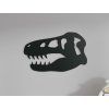 Detská nálepka na stenu Hlava dinosaura (Dimensions du tableau 40,5 x 65 cm, Couleur du tableau Anthracite)