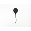 Drevená nálepka do detskej izby Balón (Dimensions du tableau 89 x 26,5 cm, Couleur du tableau Anthracite)