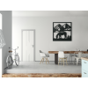 3D obraz na stenu Pasúci sa kôň (Dimensions du tableau 65 x 65 cm, Couleur du tableau Anthracite)