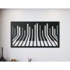 Tableau en bois Piano (Couleur du tableau Gris, Dimensions du tableau 16,5 x 31,5 cm)