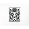 Drevený obraz na stenu Tiger (Dimensions du tableau 81 x 65 cm, Couleur du tableau Anthracite)