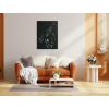 3D obraz na stenu Cválajúci kôň (Dimensions du tableau 89 x 64,5 cm, Couleur du tableau Anthracite)