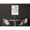 Drevený obraz na stenu Levica a lev (Dimensions du tableau 89 x 63,5 cm, Couleur du tableau Anthracite)