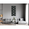 Dekoratívny panel na stenu Kruhy (Dimensions du tableau 89 x 38 cm, Couleur du tableau Anthracite)