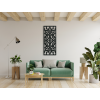 Elegantný panel na stenu z dreva (Dimensions du tableau 89 x 38,5 cm, Couleur du tableau Anthracite)