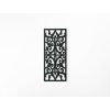 Elegantný panel na stenu z dreva (Dimensions du tableau 89 x 38,5 cm, Couleur du tableau Anthracite)