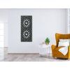 Panel na stenu Etno kvety (Dimensions du tableau 89 x 38 cm, Couleur du tableau Anthracite)