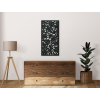 Drevený panel Popínavé kvety (Dimensions du tableau 89 x 44,5 cm, Couleur du tableau Anthracite)