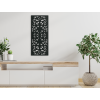 Elegantný drevený panel na stenu (Dimensions du tableau 89 x 38 cm, Couleur du tableau Anthracite)