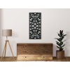 Drevený panel na stenu Záhrada (Dimensions du tableau 89 x 39 cm, Couleur du tableau Anthracite)