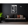 Kubistický obraz na stenu Žena (Dimensions du tableau 89 x 62 cm, Couleur du tableau Anthracite)