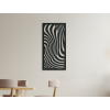 Minimalistický obraz Vzor zebry (Dimensions du tableau 89 x 44,5 cm, Couleur du tableau Anthracite)