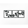 Viacdielny obraz Vtáčí triptych (Dimensions du tableau 44,5 x 127 cm, Couleur du tableau Anthracite)