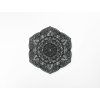 Drevená mandala na stenu Kvety (Dimensions du tableau 175 x 157,5 cm, Couleur du tableau Anthracite)