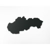 Drevená mapa Slovensko na stenu (Dimensions du tableau 65 x 133 cm, Couleur du tableau Anthracite)