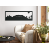 Obraz Los Angeles panoráma (Dimensions du tableau 65 x 195 cm, Couleur du tableau Anthracite)