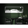 Obraz Los Angeles panoráma (Dimensions du tableau 65 x 195 cm, Couleur du tableau Anthracite)