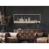 Obraz Tokio panoráma (Dimensions du tableau 65 x 195 cm, Couleur du tableau Anthracite)