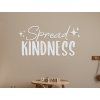 Sticker mural en bois Spread kindness (Couleur du tableau Gris, Dimensions du tableau 20,5 x 42,5 cm)