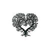 Strom života Srdce (Dimensions du tableau 89 x 97,5 cm, Couleur du tableau Anthracite)